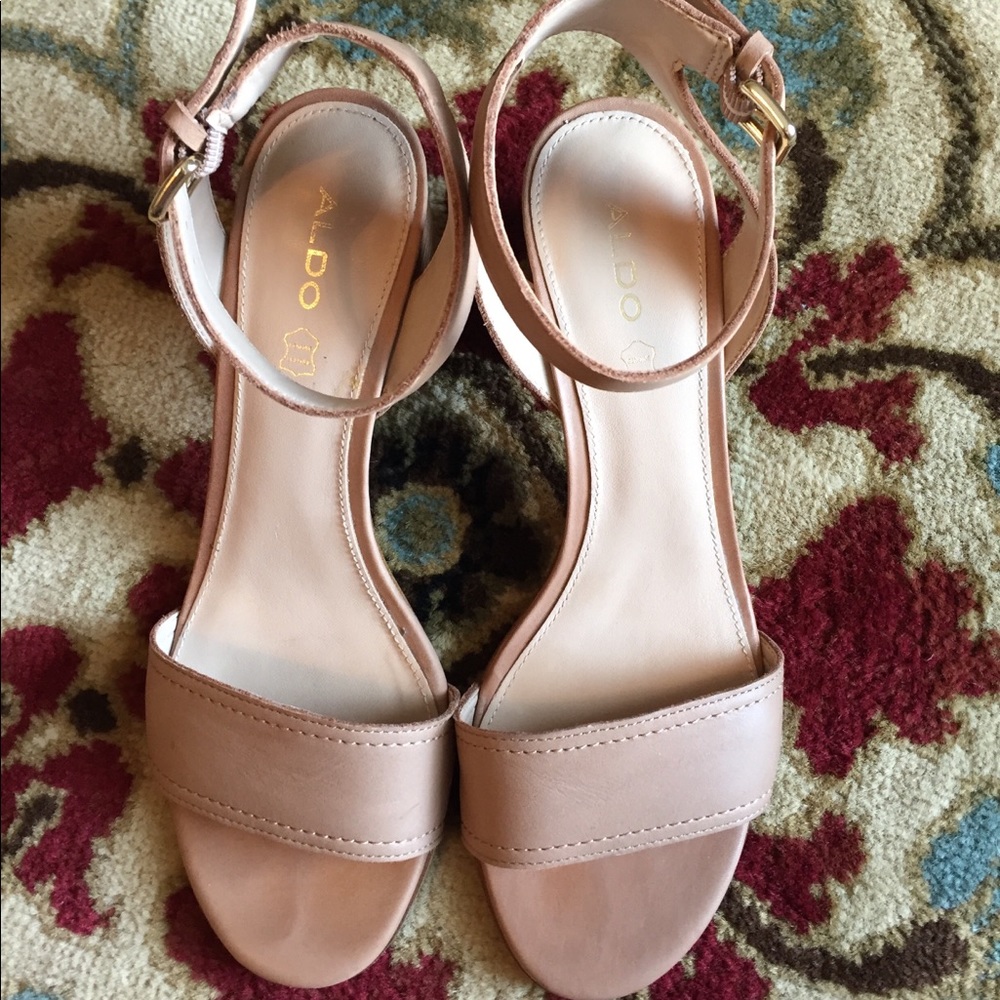 ALDO Women’s Lola Heeled Sandal Cognac